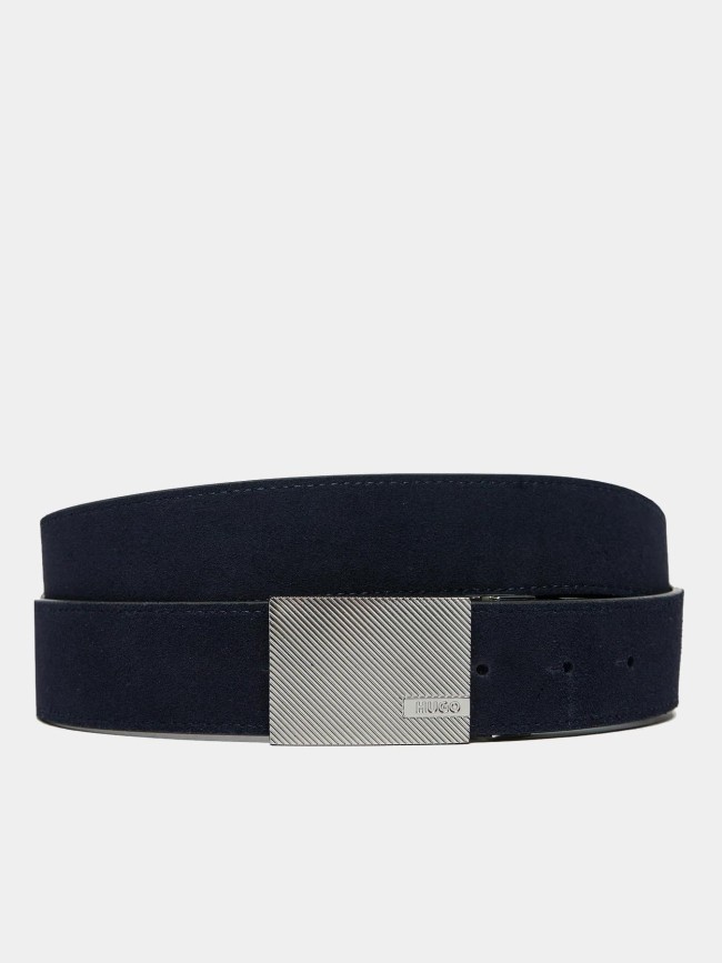 Coffret ceinture deux boucles garrick noir homme - Hugo