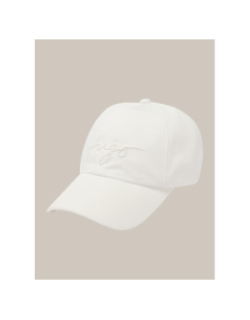 Casquette ally-j logo blanc femme - Hugo