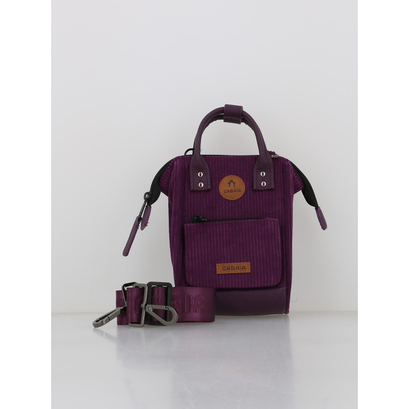Sac bandoulière nona nancy violet femme - Cabaïa