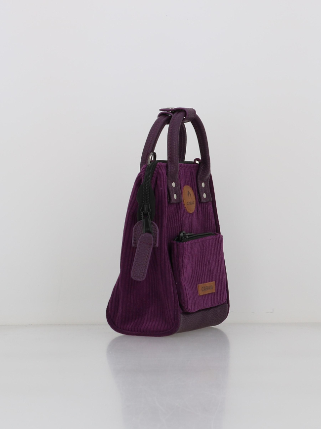 Sac bandoulière nona nancy violet femme - Cabaïa