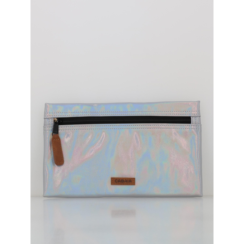 Pochette sac à dos L les lices argenté - Cabaïa