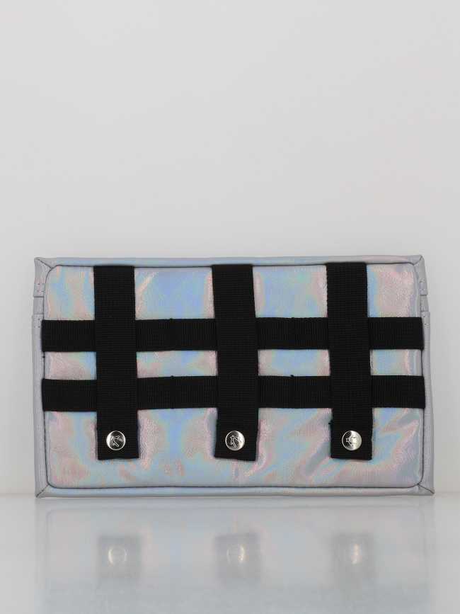 Pochette sac à dos L les lices argenté - Cabaïa