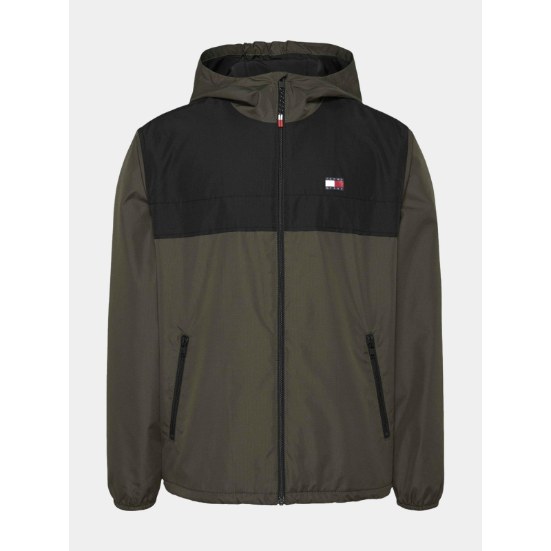 Veste imperméable polaire kaki homme - Tommy Jeans