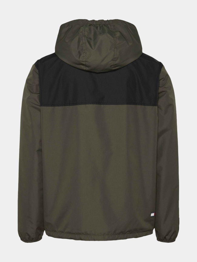 Veste imperméable polaire kaki homme - Tommy Jeans