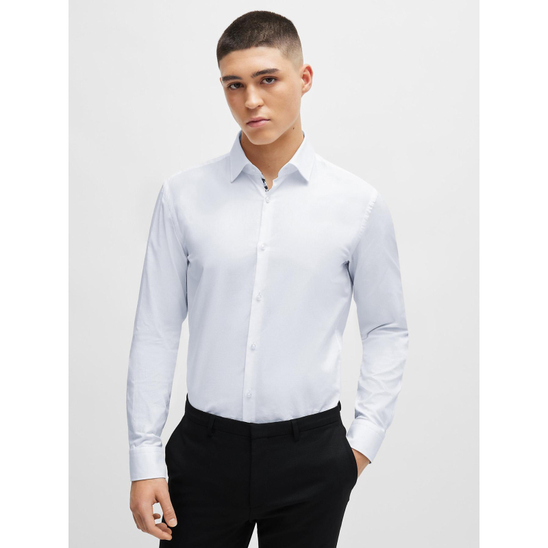 Chemise slim fit koey blanc homme - Hugo