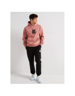 Sweat à capuche defnio rose homme - Hugo