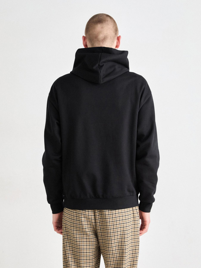 Sweat à capuche defnio noir homme - Hugo
