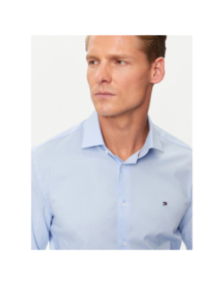 Chemise performance oxf piqué bleu homme - Tommy Hilfiger