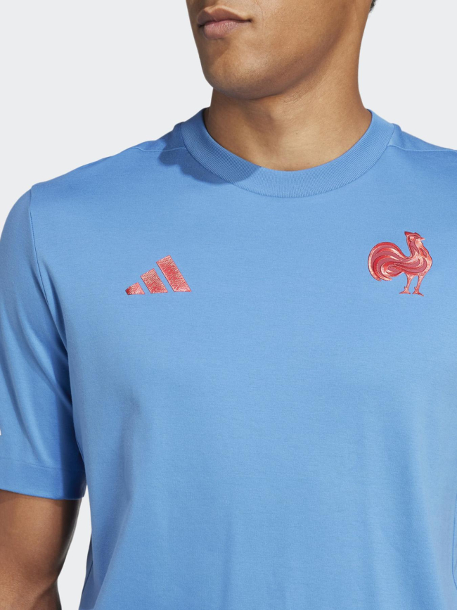 T-shirt à manches courtes travel ffr 24/25 bleu homme - Adidas