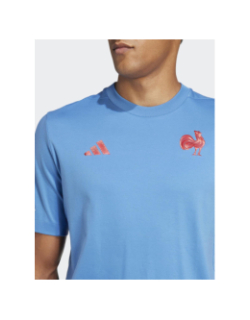 T-shirt à manches courtes travel ffr 24/25 bleu homme - Adidas