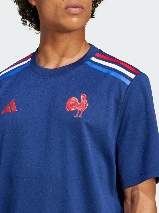 T-shirt ffr supporter 24/25 bleu homme - Adidas