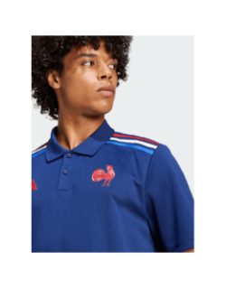 Polo ffr supporter 24/25 bleu marine homme - Adidas