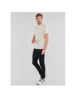 T-shirt essential small logo blanc écru homme - Puma