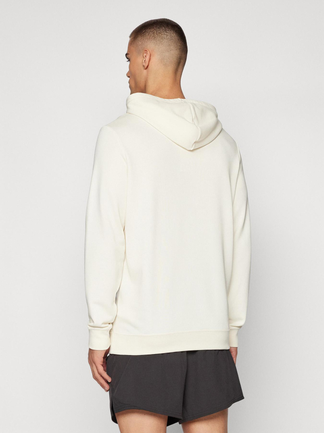 Sweat à capuche essential petit logo beige homme - Puma