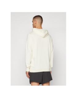 Sweat à capuche essential petit logo beige homme - Puma