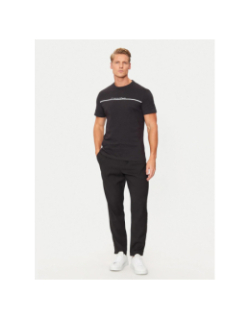 T-shirt split line logo noir homme - Calvin Klein
