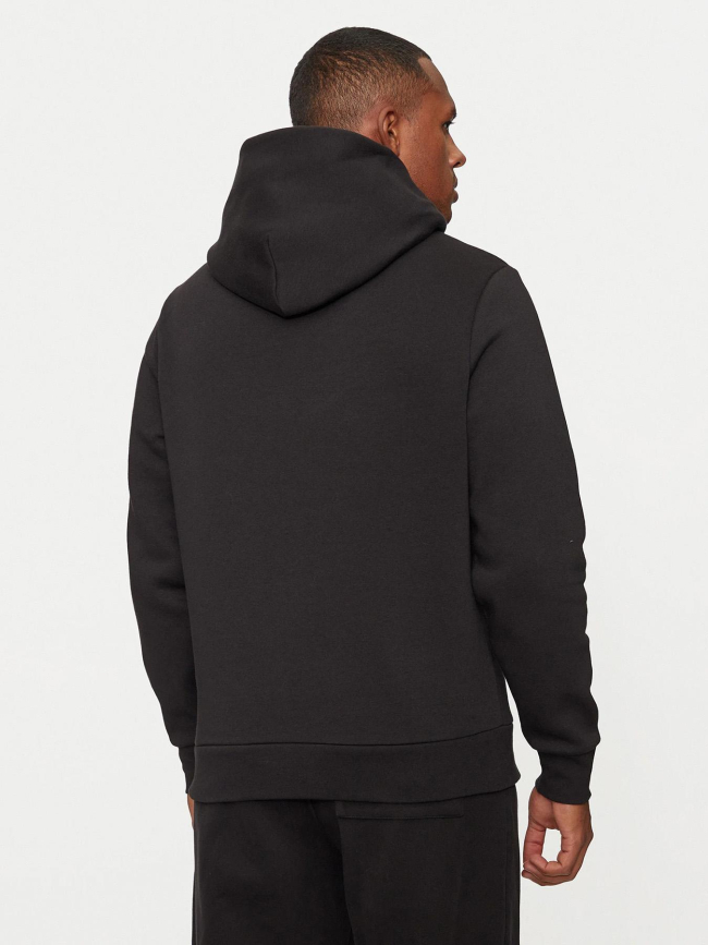 Sweat à capuche split line logo noir homme - Calvin Klein