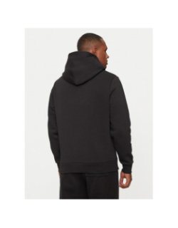 Sweat à capuche split line logo noir homme - Calvin Klein