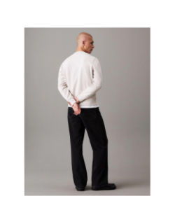 Sweat minimal logo beige homme - Calvin Klein Jeans