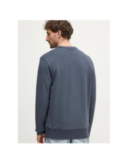 Sweatshirt woven label gris anthracite homme - Calvin Klein Jeans