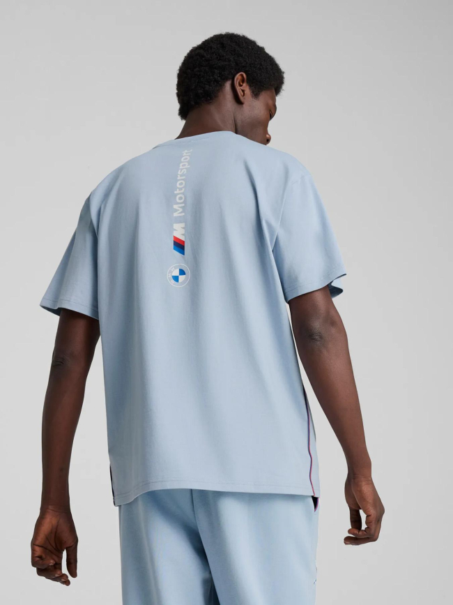 T-shirt bmw motorsport logo bleu homme - Puma