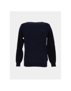 Pull fin ferdinand bleu marine homme - Guess