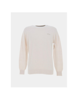 Pull fin ferdinand blanc homme - Guess