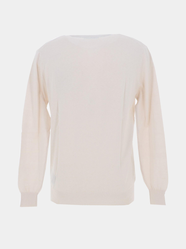 Pull fin ferdinand blanc homme - Guess