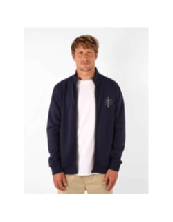 Sweat zippé tabula bleu marine homme - Oxbow