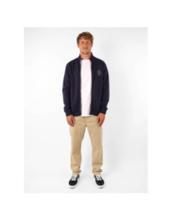 Sweat zippé tabula bleu marine homme - Oxbow