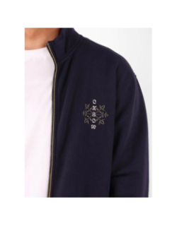 Sweat zippé tabula bleu marine homme - Oxbow