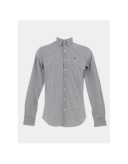 Chemise rayée lareyer bleu marine homme - Benson & Cherry