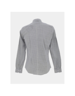 Chemise rayée lareyer bleu marine homme - Benson & Cherry