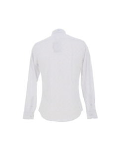 Chemise imprimée lason blanc homme - Benson & Cherry