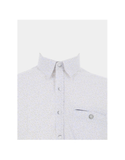 Chemise imprimée lason blanc homme - Benson & Cherry