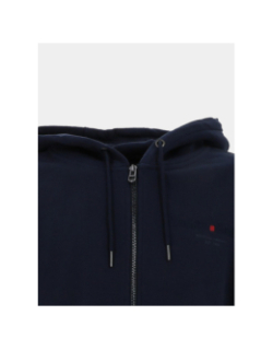 Sweat zippé giclass jim bleu marine homme - Teddy Smith