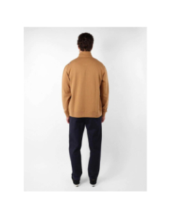 Sweat zippé tabula marron homme - Oxbow