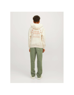 Sweat à capuche brooklyn beige garçon - Jack & Jones