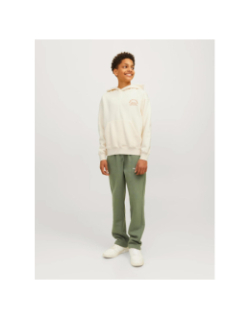 Sweat à capuche brooklyn beige garçon - Jack & Jones