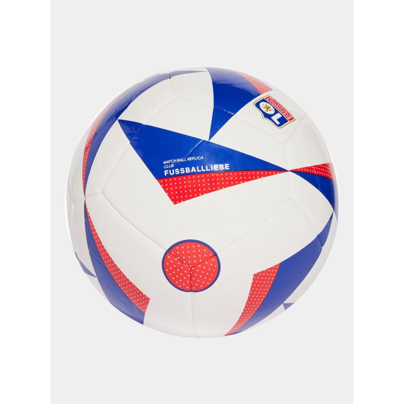 Ballon de football olympique lyonnais club blanc - Adidas