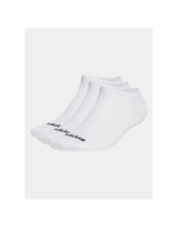 Pack de 3 paires de socquettes lin blanc adultes - Adidas
