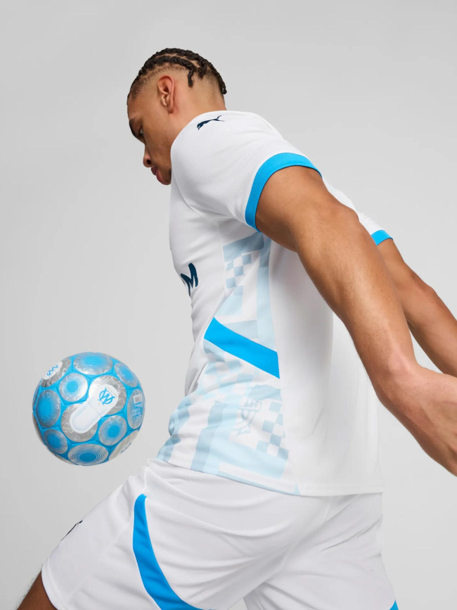 Maillot de football OM domicile 24/25 blanc homme - Puma
