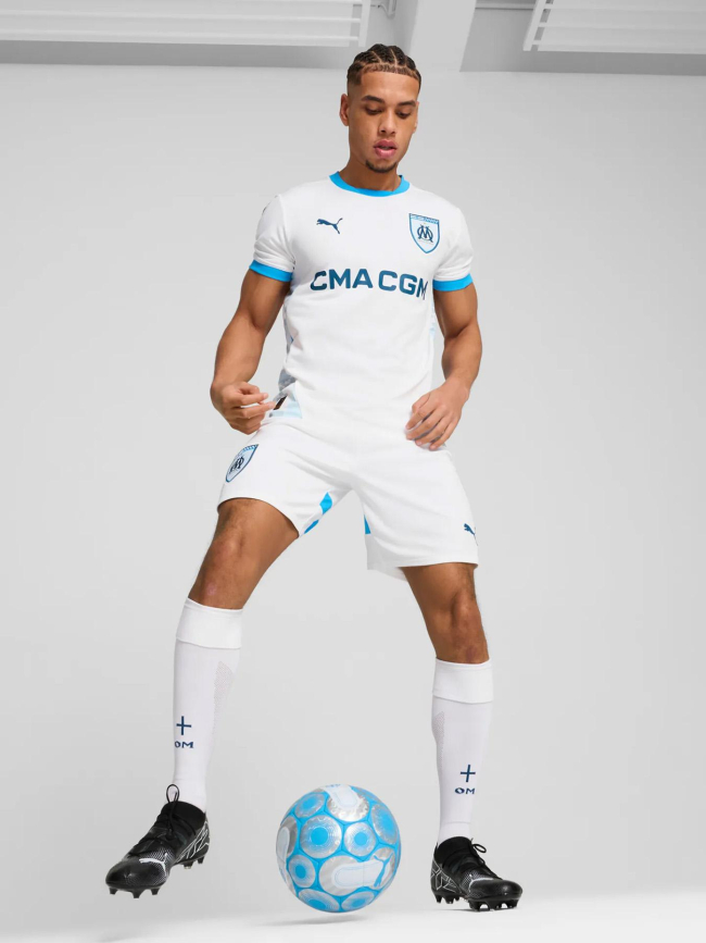 Maillot de football OM domicile 24/25 blanc homme - Puma