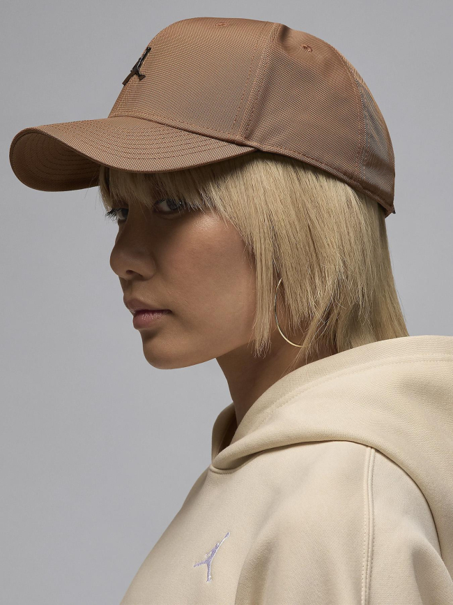 Casquette jordan rise logo metal marron - Nike