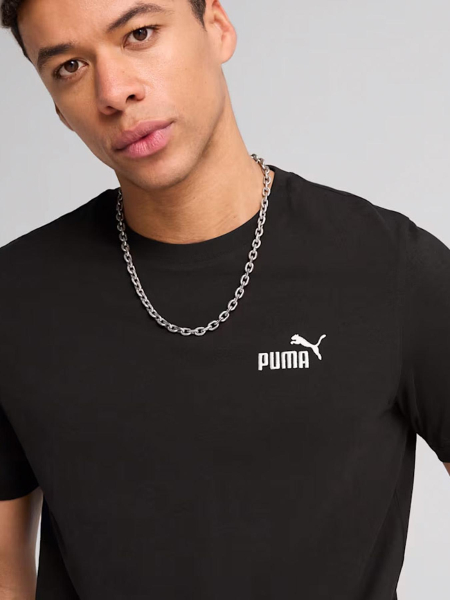 T-shirt à manches courtes essential no.1 noir homme - Puma
