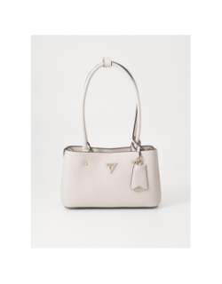 Sac à main meridian shoulder satchel écru femme - Guess