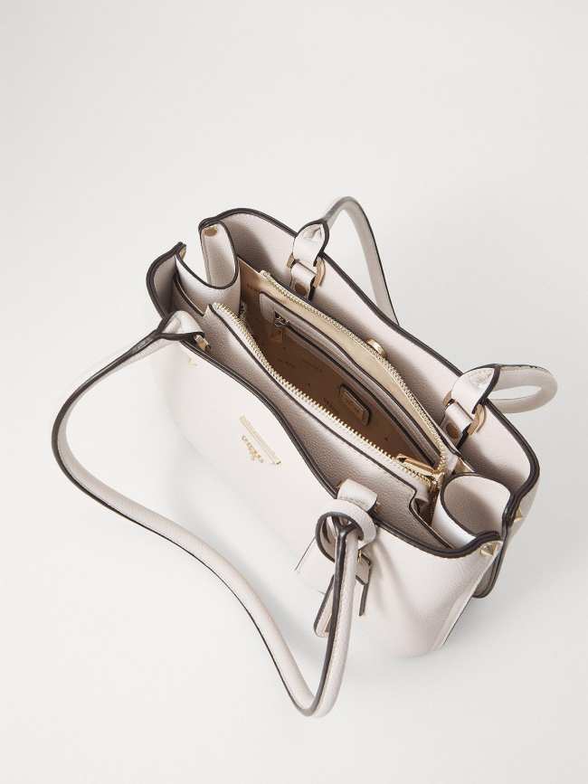 Sac à main meridian shoulder satchel écru femme - Guess