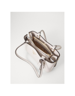 Sac à main meridian shoulder satchel écru femme - Guess