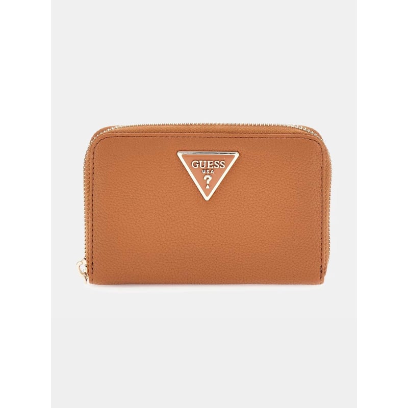 Portefeuille laurel petit compagnon marron femme - Guess