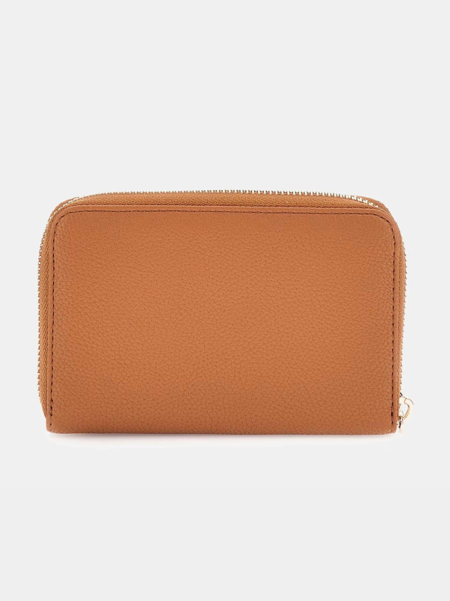 Portefeuille laurel petit compagnon marron femme - Guess